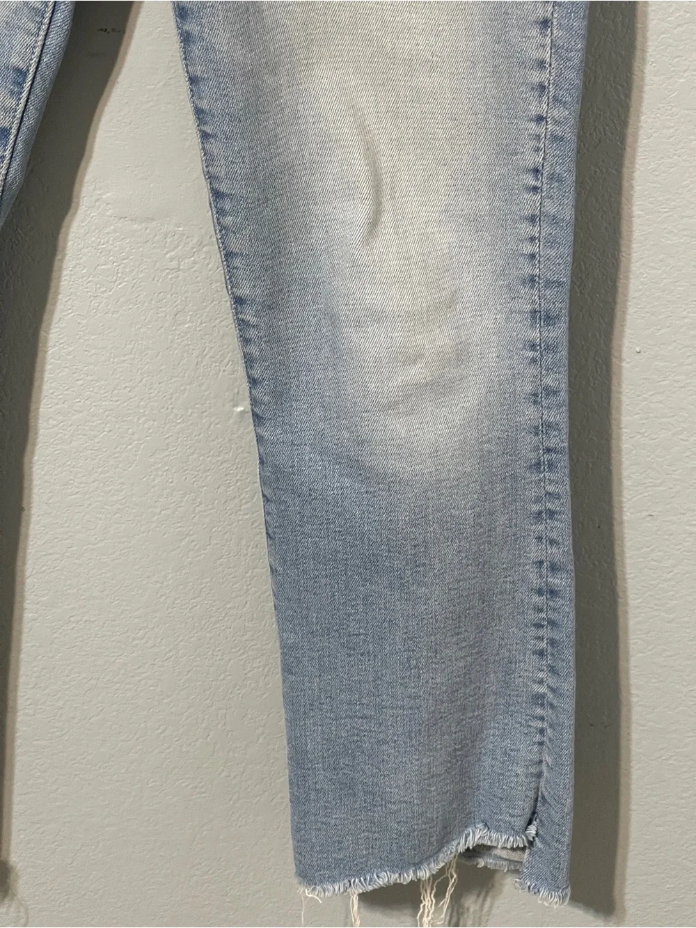 MOTHER Jeans The Insider Crop Step Fray Straight Leg Mid Rise Casual Size 29 - Picture 13 of 14